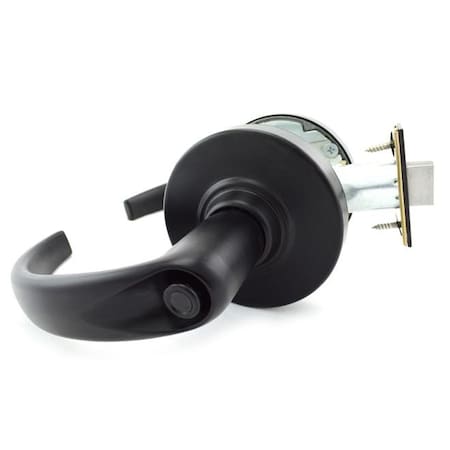 Schlage Commercial Privacy Sparta Lever 47267038 2-3/4" Springlatch ANSI Strike Matte Black ALX40SPA622